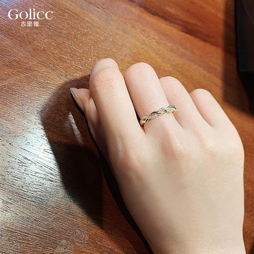 【Gulicc】古莉可 戒指 麻花開口戒子