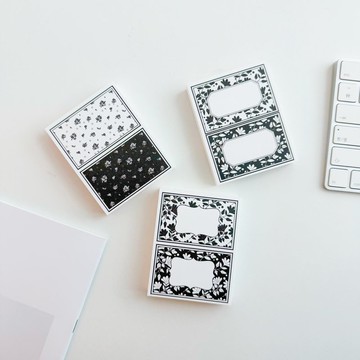 葉花背景 黑色 拼貼用紙