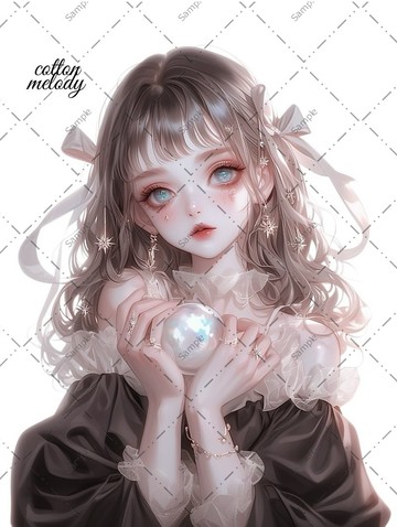 original sticker no.1184 人物貼紙 原創貼紙 人物貼紙 女孩貼紙 原創人物貼紙