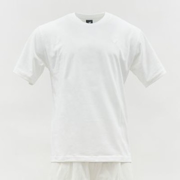 New Balance 男款 白色 美規 經典 刺繡 Logo 圓領 上衣 棉質 運動 休閒 短袖 MT41533WT