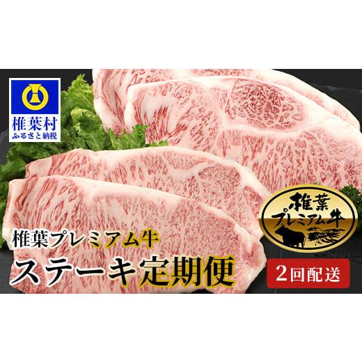 ふるさと納税 宮崎県 椎葉村 総重量800g！椎葉プレミアム牛ステーキ定期便≪サーロインステーキ・ロースステーキ≫