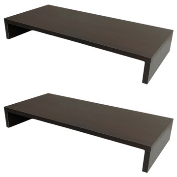 螢幕架  胡桃色  2個