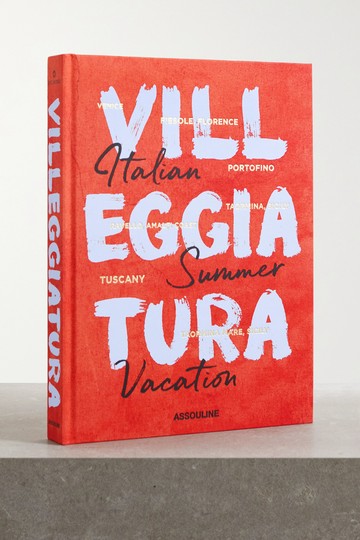 Assouline - Villeggiatura: Italian Summer Vacation By Cesare Cunaccia Hardcover Book - Orange - one size