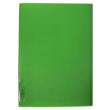 KING JIM HIKTAS 40頁A4資料夾  綠色  1個