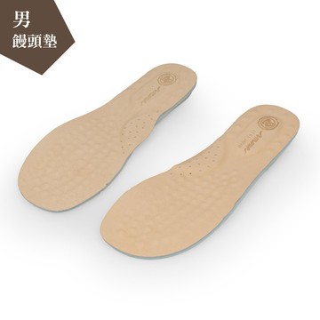 【鞋材配件】超厚豚皮乳膠鞋墊 - 男款饅頭墊