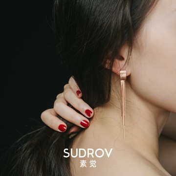 適合圓臉女純銀冷淡風耳環設計感耳飾長款流蘇小眾耳線耳釘耳墜