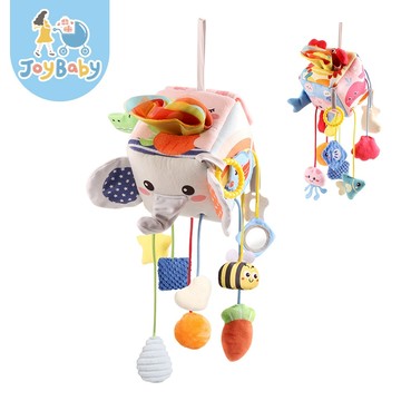 JOYBABY 新生兒寶寶拉繩抽抽樂床掛 抓握訓練推車吊飾 嬰兒玩具