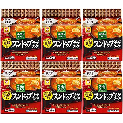 マルちゃん 素材のチカラ スンドゥブチゲスープ 5食入×6個