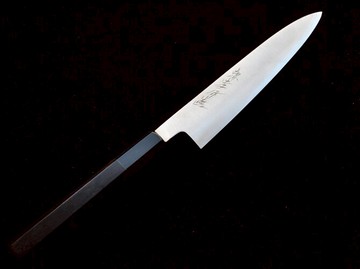 預購 堺孝行 銀三鋼 黑檀八角炳 和小刀【極上和刀】【日本高品質菜刀】【APP滿額下單10%點數(單一帳號最高5000點)】1/31止