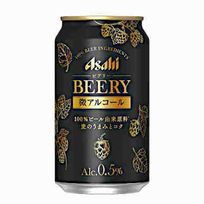 ビアリー 微アルコール 0.5% アサヒ 350ml 缶 24本入