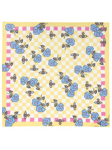 vivienne westwood foulard "pixel rose"