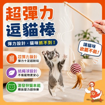 🔥台灣隔日配當日發🔥超Q彈力繩逗貓棒 逗貓棒 貓咪玩具 互動神器 Q彈彈力繩 小老鼠 紙繩球 棒棒糖造型 三款任選不挑色