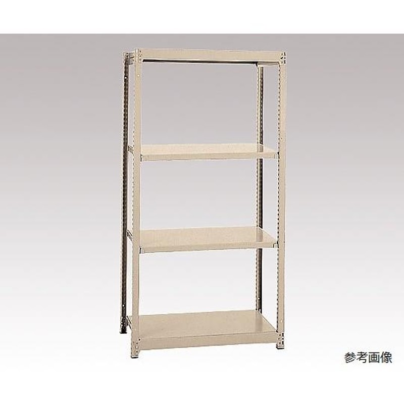 軽中量ボルトレスラック 4段 1802×609×1807mm（耐荷重：200kg/段