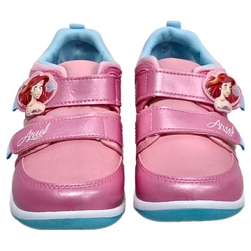 BORUI 柏睿鞋業 兒童款 DN魔鬼氈休閒鞋  19  小美人魚 粉色