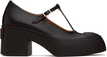 Marni 黑色 T-Bar Mary Jane Pablo 高跟鞋
