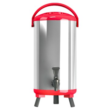 WORTH IT 渥思 日式不鏽鋼保溫茶桶  12L  304不鏽鋼材質  台灣製造  櫻桃紅  1桶