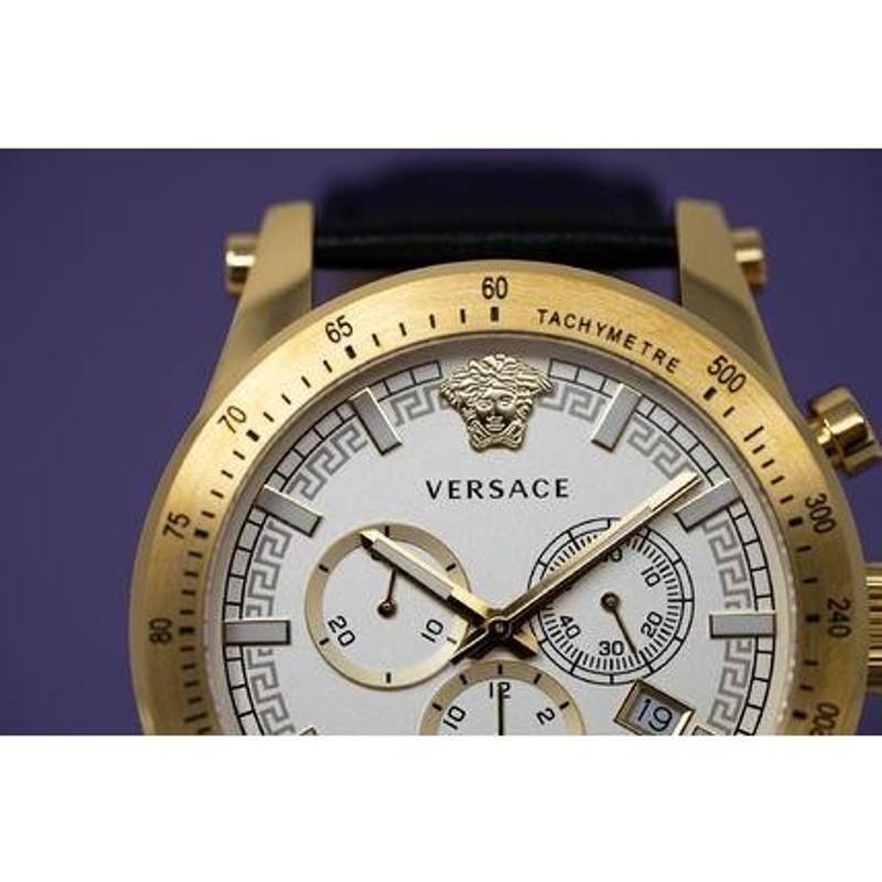 ヴェルサーチ Versace 腕時計 レア 限定 おしゃれ スポーティクロノ