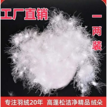 95白鴨絨散裝精洗正品國標無菌五星級酒店羽絨服羽絨被原料填充