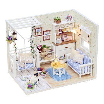 CUTE ROOM 智趣屋 DIY 迷你模型小屋  貓咪diary  1組