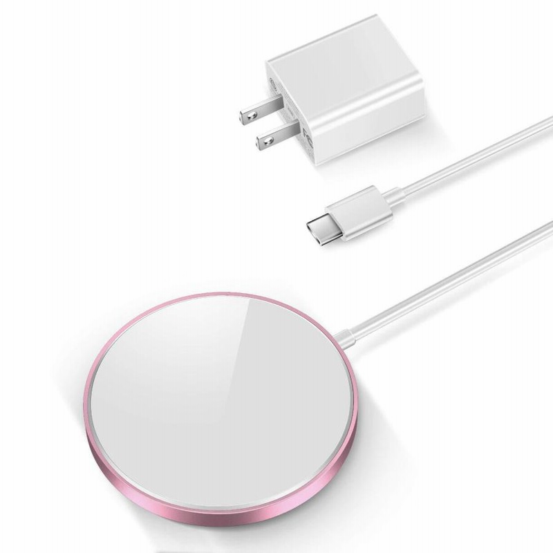 THREEKEY ワイヤレス充電器 マグネット式 Magsafe対応 iPhone 強力磁気 ...