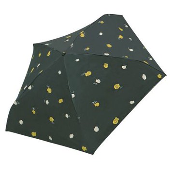 RAINSTORY黑膠降溫手開迷你口袋傘(鯛魚燒)