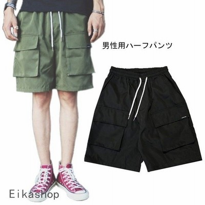 ハーフパンツ メンズ ショーパン カジュアルパンツ 五分丈 ゆったり 短パン ウエストゴム 男性用 ショートパンツ 夏 お洒落 レトロ 通販 Lineポイント最大get Lineショッピング