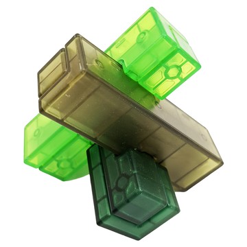 YouRPUZZLE 孔明鎖-潛伏鎖-翡翠L2733 益智玩具 訓練邏輯思維 激發創造力  1入