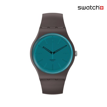 Swatch DARK DUALITY 經典手錶/男錶/女錶/瑞士製造 SO29C100 (41mm)【官方旗艦店】