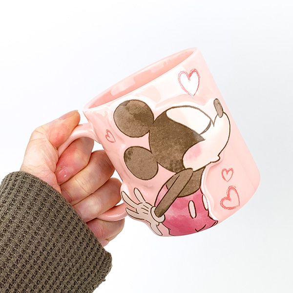 ディズニー ペアマグカップ （ミッキー＆ミニー） ピンク Disney