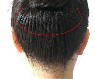網紅碎發整理神器短發后腦勺碎發發夾抖音同款小孩碎頭發卡子