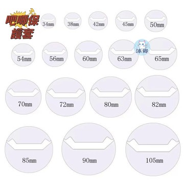 【沐卿_現貨】隔日達 吧唧保護套 透明保護套 現貨 60 63 72 83mm保護套  徽章收納 展示  徽章保護套