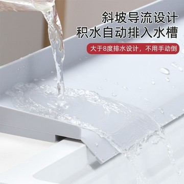 🔥slk嚴選🔥 廚房水槽擋水板洗水池加高隔水板水池防濺水墊檯面導流矽膠瀝水墊 熱賣