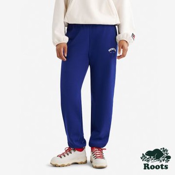 Roots女裝- ALPINE GOODS 棉褲-靛藍