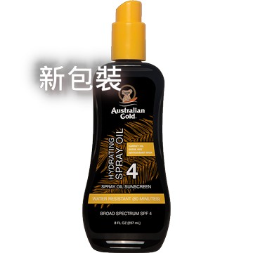 Australian Gold金色澳洲防護胡蘿蔔助曬油SPF4 237ml 《美國原裝進口》LC0051