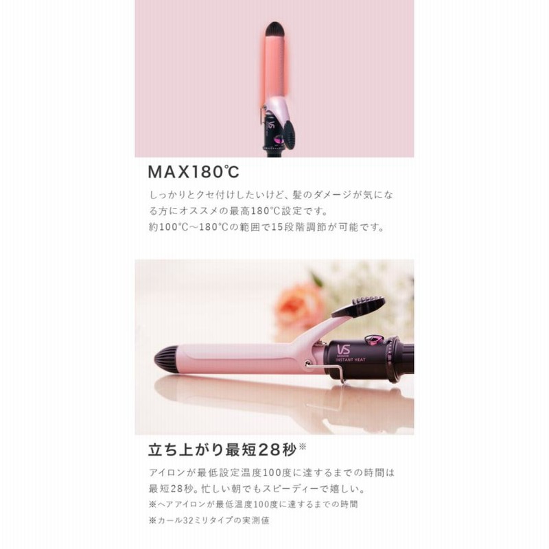 VS 36mm ヘアアイロン　コテ - 7
