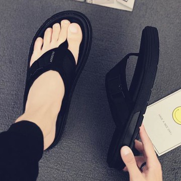 潮流室外穿夾腳個性男士沙灘拖鞋