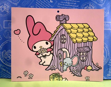 【震撼精品百貨】My Melody 美樂蒂 卡片 小木屋 震撼日式精品百貨