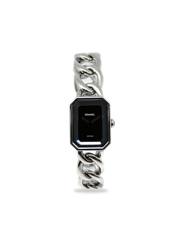 CHANEL Pre-Owned - 1987 pre-owned Première 20mm - women - stainless steel - One Size - Black
