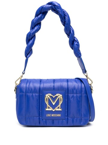 Love Moschino - Thin Air quilted shoulder bag - women - Nylon - One Size - Blue