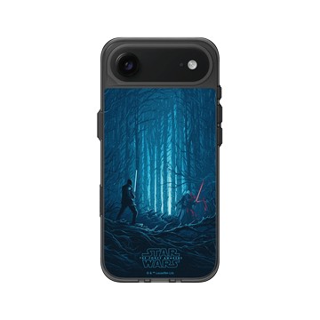 iPhone Air Clear (相機按鈕) 酷墨灰 - 迪士尼-星際大戰 Star Wars - 原力覺醒：凱羅·忍&芬恩-電影系列