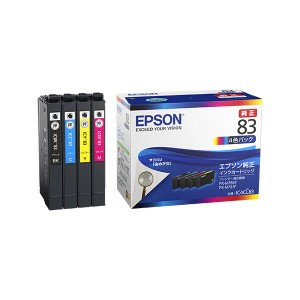 〔純正品〕EPSON エプソン インクパック〔IC4CL83 4色〕〔代引不可〕