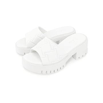 『官網獨家★特賣福袋』Sabon澎澎鞋面5.5cm厚底拖鞋 米色 (10326913)