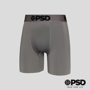 【PSD Underwear 官方旗艦店】SOLIDS- 平口四角褲-純色系列-鐵灰色