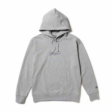 NEW ERA 男女 連帽上衣 日版 紐約洋基 麻灰 NE14735038