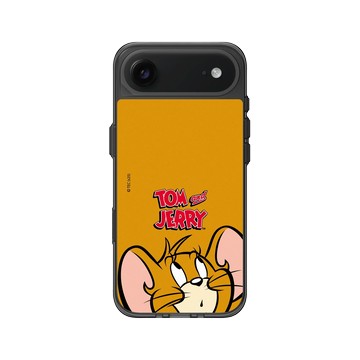 iPhone Air Clear (相機按鈕) 酷墨灰 - 湯姆貓與傑利鼠 Tom and Jerry - 大臉傑利鼠