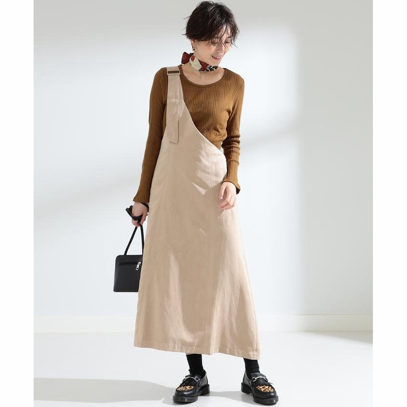 ビームス アウトレット Ray Beams フェイク スエード ワンショルダー ワンピース レディース Beige 1 Beams Outlet 通販 Lineポイント最大1 0 Get Lineショッピング