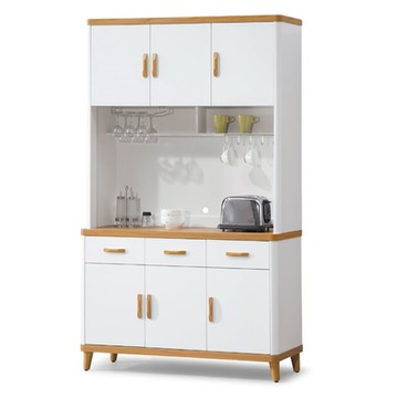 MUNA家居  德恩4尺餐櫃/全組  121X40X195cm