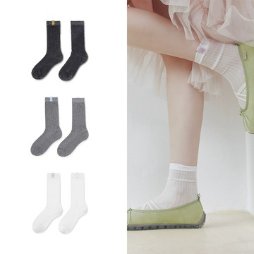 ROCKFISH GLITTER SOCKS 閃光短筒襪 低調 精緻 紗線 多色