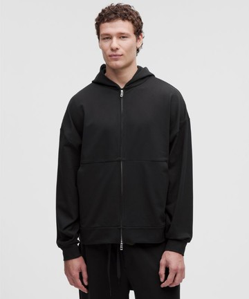 Heavyweight Soft Jersey Full-Zip Hoodie Shirt Size XL