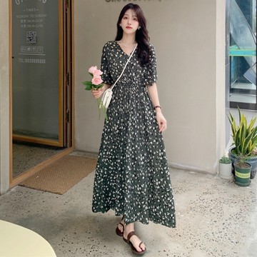 ＊ORead＊森女風碎花連身裙洋裝(圖片色M~4XL)